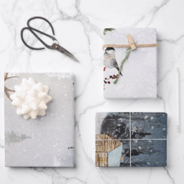 Hojas de papel de ajuste de invierno