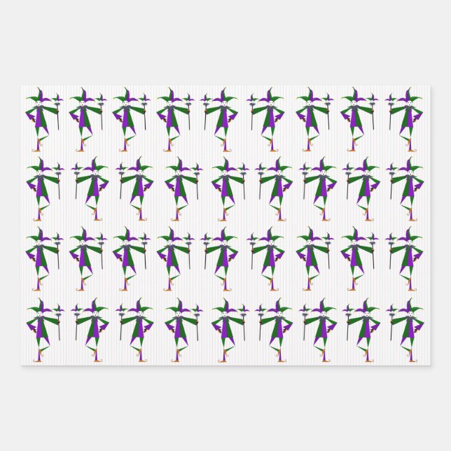 Hojas de papel de ajuste de Jester (Anverso)