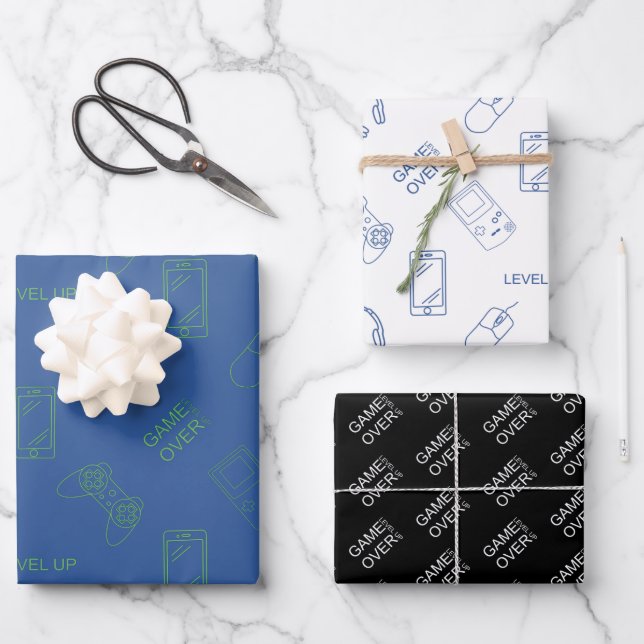 Hojas de papel de ajuste de juegos (Anverso)