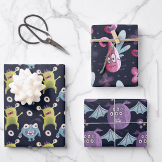 Hojas de papel de ajuste de monstruos