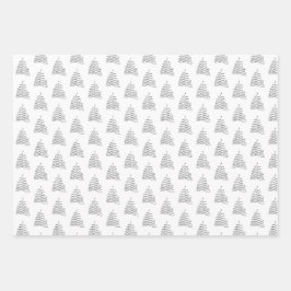 Hojas de papel de ajuste de Navidades de árbol