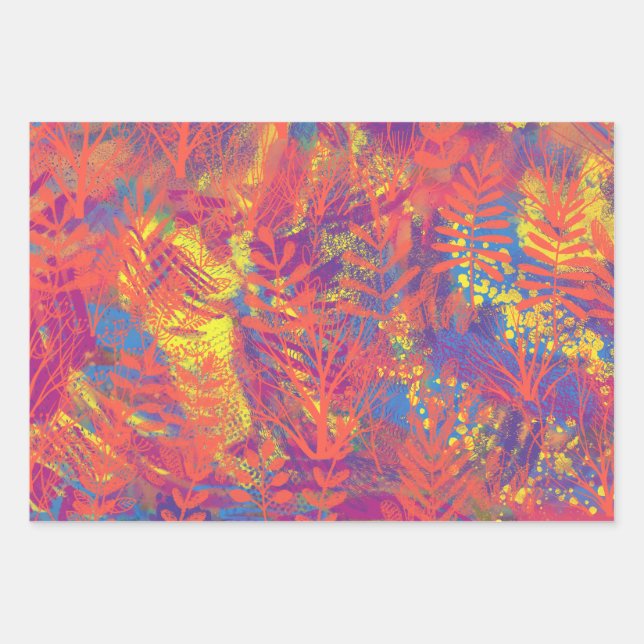 Hojas de papel de ajuste de textura de pintura mul (Anverso)