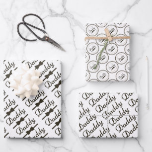 Hojas de papel de ajuste del día del padre