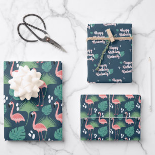 Hojas de papel de ajuste personalizadas Flamingo r