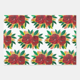 Hojas de papel de envoltura de Mahalo