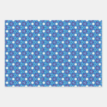 Hojas de papel de envolvimiento conjunto de 3 hoja