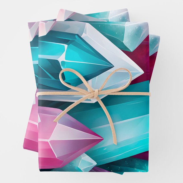 Hojas de papel de envolvimiento de arte de cristal (Subido por el creador)