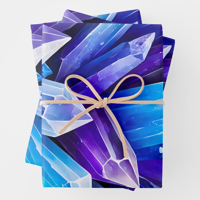 Hojas de papel de envolvimiento de arte de cristal (Subido por el creador)