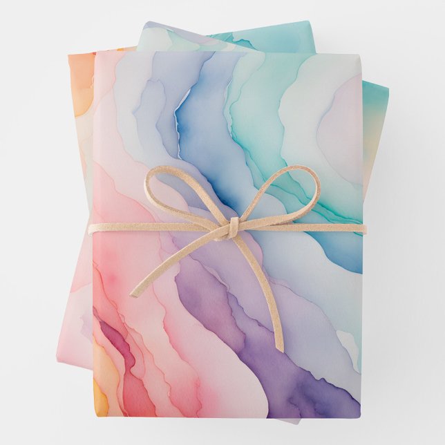 Hojas de papel de envolvimiento de arte humedecido (Subido por el creador)