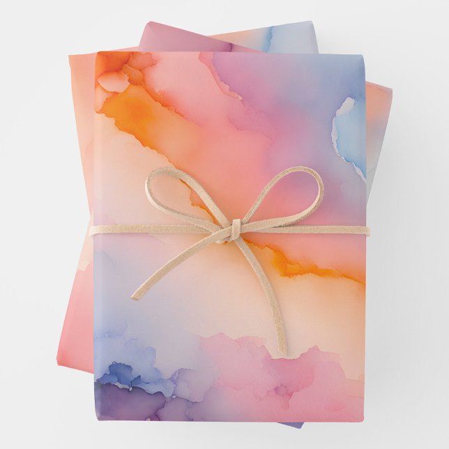 Hojas de papel de envolvimiento de arte humedecido (Subido por el creador)