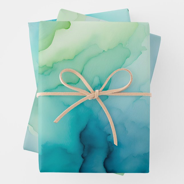 Hojas de papel de envolvimiento de arte humedecido (Subido por el creador)