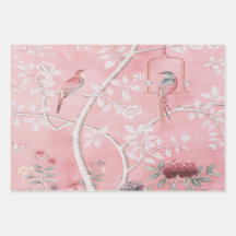 Hojas de papel de envolvimiento de aves chinas chi