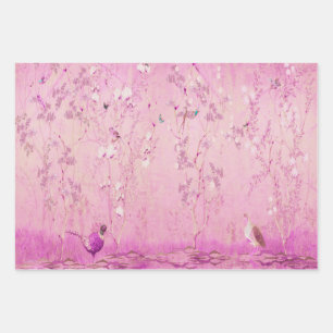 Hojas de papel de envolvimiento de aves chinas chi