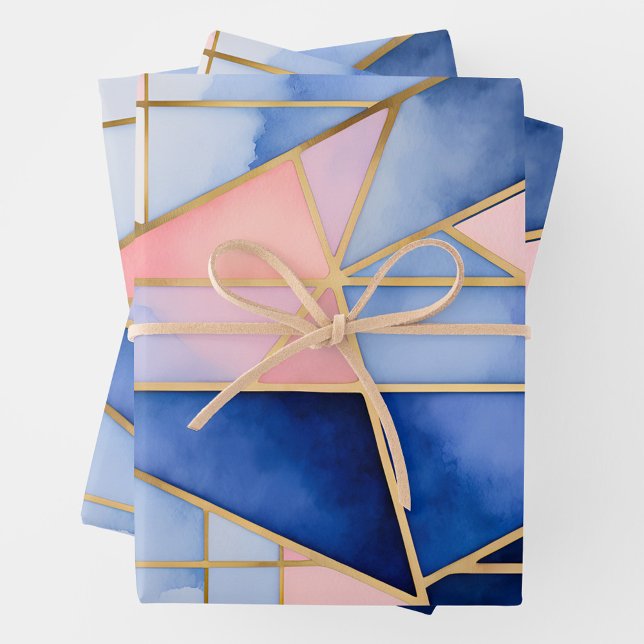 Hojas de papel de envolvimiento de cristal con man (Subido por el creador)