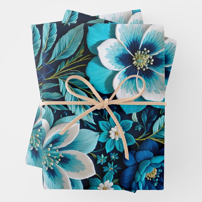 Hojas de papel de envolvimiento de Needlepoint flo (Subido por el creador)