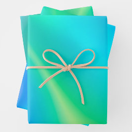 Hojas de papel de envolvimiento de Relieve metaliz