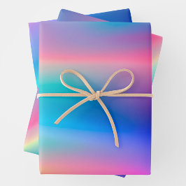 Hojas de papel de envolvimiento de Relieve metaliz