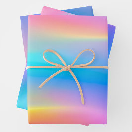 Hojas de papel de envolvimiento de Relieve metaliz