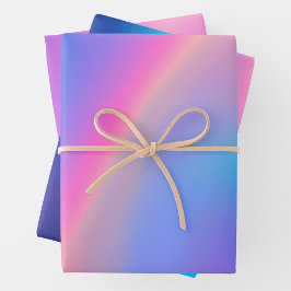 Hojas de papel de envolvimiento de Relieve metaliz