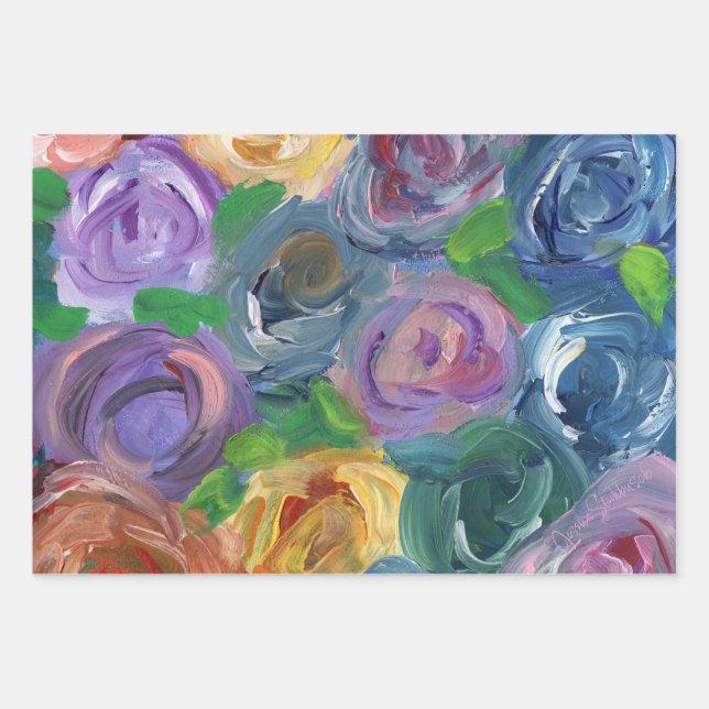 Hojas de papel de envolvimiento de sangre (Anverso)