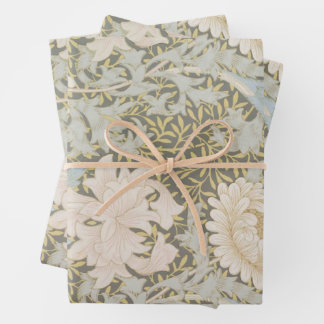 Hojas de papel de envolvimiento de William Morris