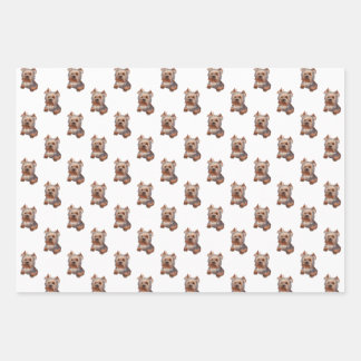 Hojas de papel de envolvimiento de Yorkshire Terri