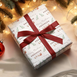 Hojas de papel de envolvimiento del Polo Norte de 