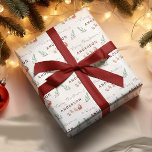 Hojas de papel de envolvimiento del Polo Norte de 