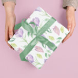 Hojas de papel de envolvimiento floral de primaver<br><div class="desc">Celebra cualquier ocasión especial con estas preciosas sábanas de papel de envoltura floral de manantial de acuarela! Perfecto para bodas,  aniversarios,  cumpleaños y duchas de novias.</div>