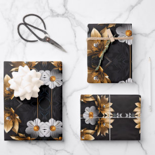 Hojas de papel de envolvimiento para Bodas de oro 