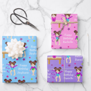 Hojas de papel de envolvimiento para gimnastas Bru