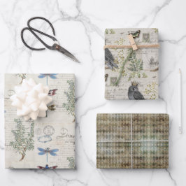 Hojas de papel de envolvimiento - Patrón de animal