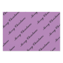 Hojas de papel de envolvimiento púrpura de estilo 