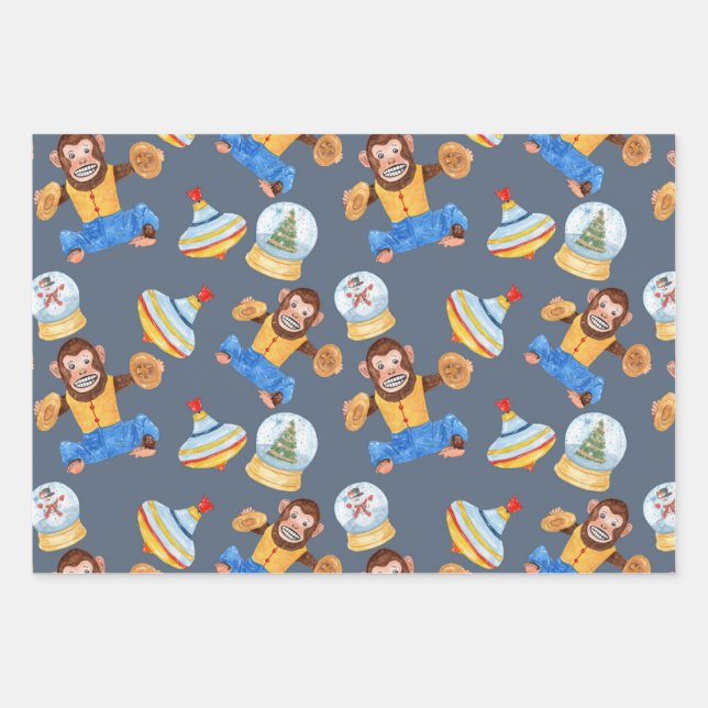 Hojas de papel de imágenes de navidades (Anverso)