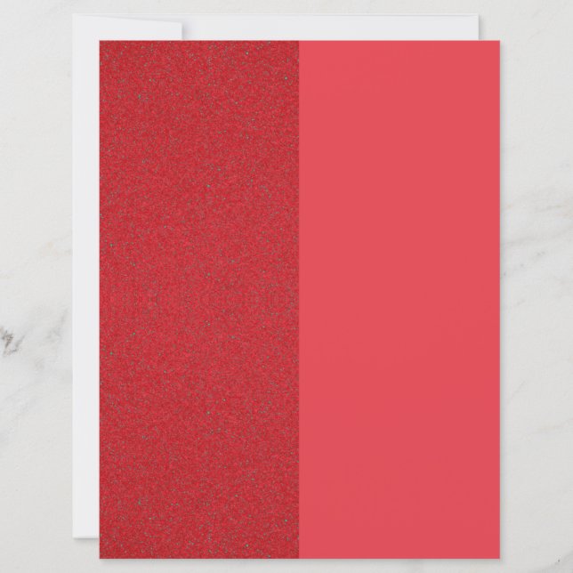 Hojas de papel de Personalizado rojo de tomate con (Anverso)