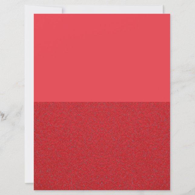Hojas de papel de Personalizado rojo de tomate con (Anverso)
