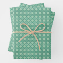 Hojas de papel de regalo de rattán color espuma de