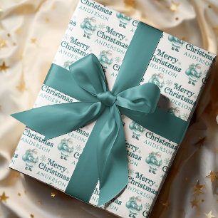Hojas de Papel de Regalo de Santa Personalizadas