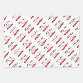 Hojas de Papel de Regalo del Día de San Valentín