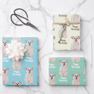 Hojas de Papel de Regalo Personalizadas para Perro