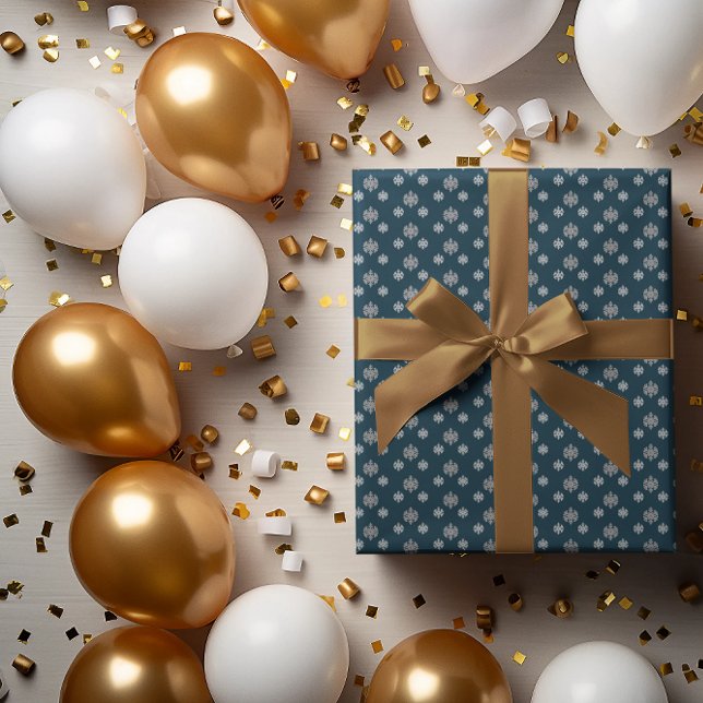 Hojas de papel de relleno de copos de nieve grises (Subido por el creador)