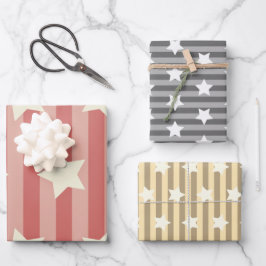 Hojas de papel de relleno de estilo rústico americ