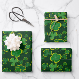 Hojas de papel de relleno de Shamrock