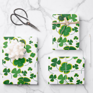 Hojas de papel de relleno de Shamrock