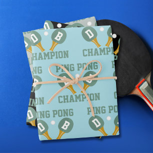 Hojas de papel de relleno para campeones de Ping P