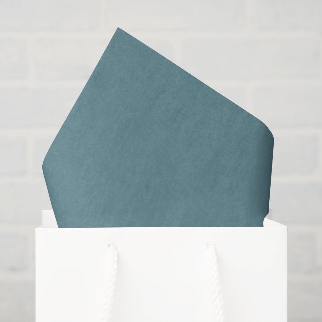 Hojas de papel de seda Chroma Textura - Pavo Real (Bolsa de regalo)