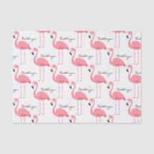 Hojas de papel de tejidos flamencos personalizadas