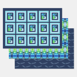 Hojas de papel decorativas para envolver hojas de 