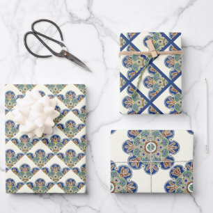 Hojas de papel envueltas, conjunto de 3