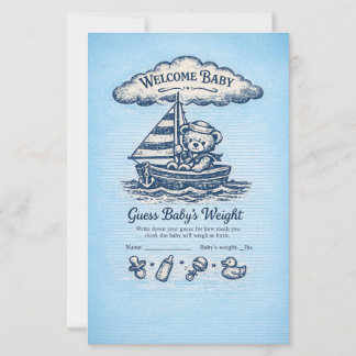 Hojas de papel para baby shower